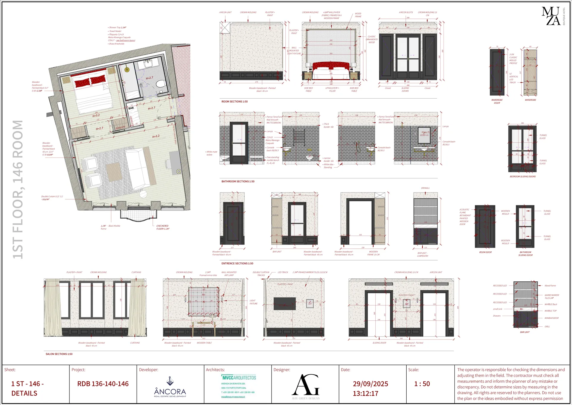 Muza Boutique hotel, Porto, Portugal — ARCHITECTURAL PLANNING (11)